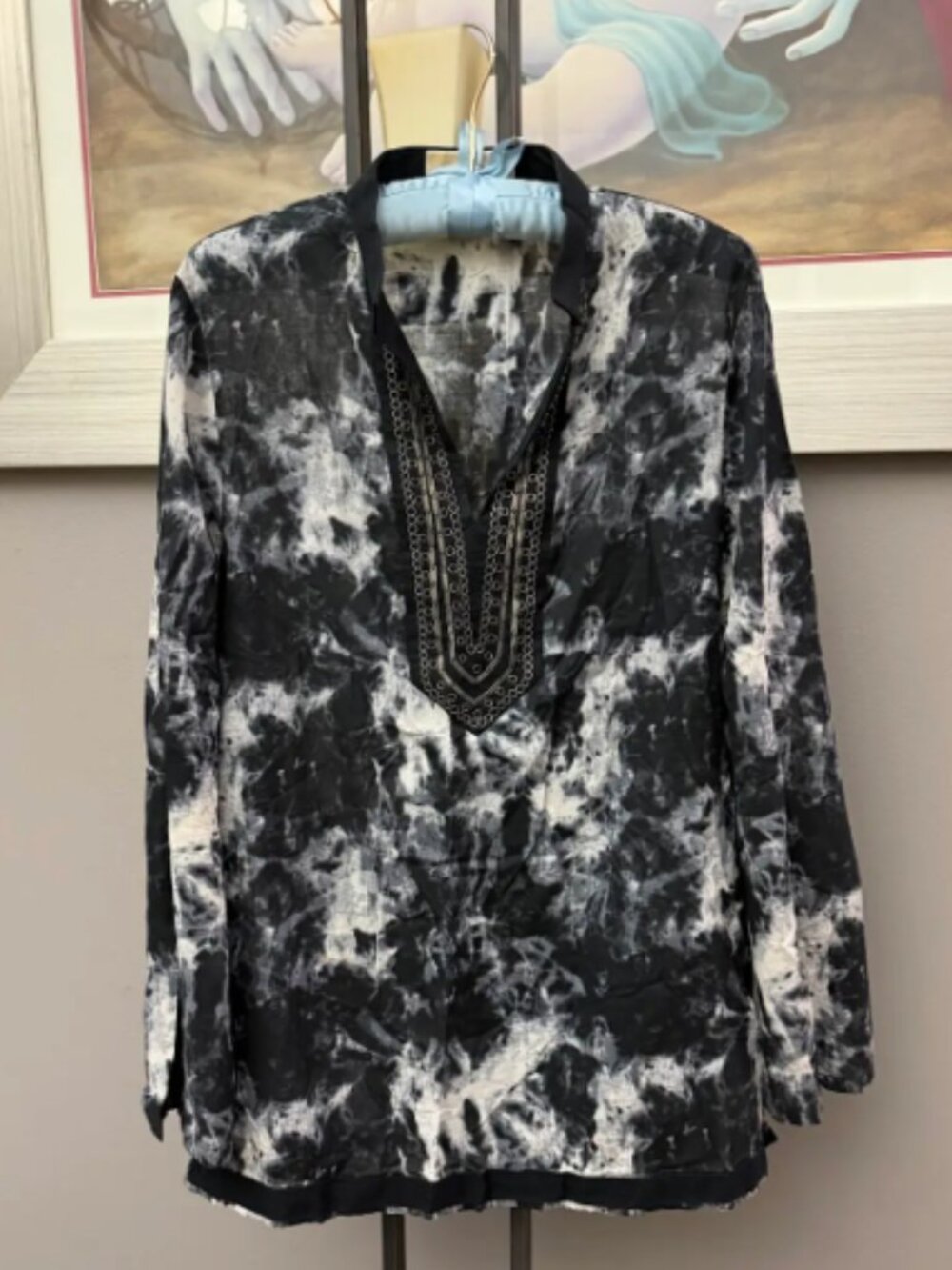 Vintage  Large Michael Kors black and white blouse